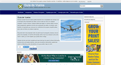 Desktop Screenshot of guiadevuelos.com